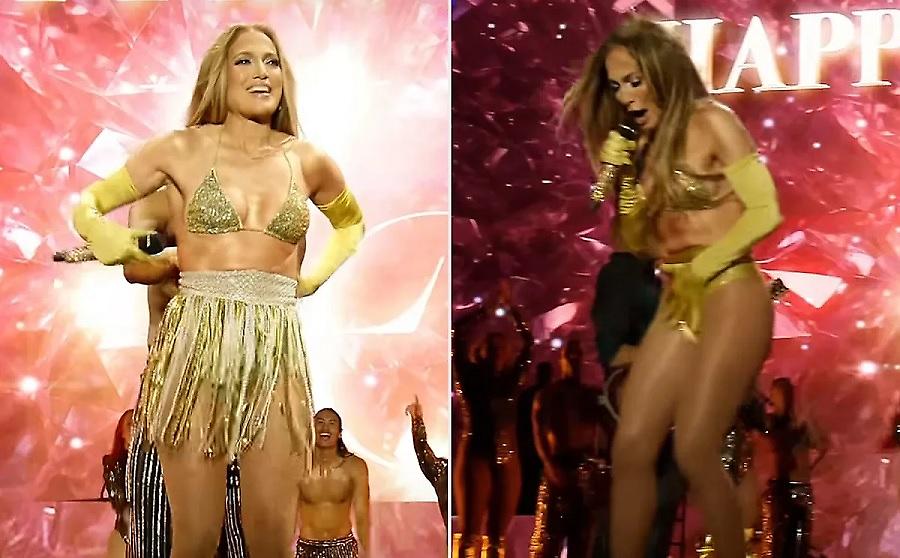 Τζένιφερ Λόπεζ: Το σέξι ατύχημά της επί σκηνής - Της έπεσε η φούστα κι έμεινε με το εσώρουχο