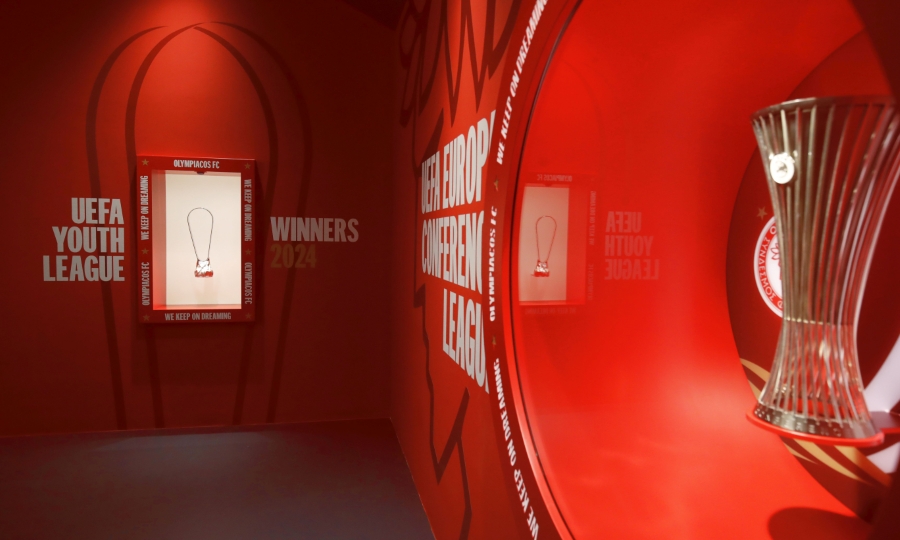 Ολυμπιακός: Το εντυπωσιακό υπερσύγχρονο μουσείο των ερυθρόλευκων