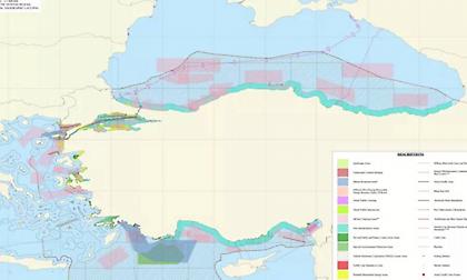 Η Τουρκία εξέδωσε χάρτη για τα θαλάσσια πάρκα στο Αιγαίο - Αποκλείει το Καστελλόριζο