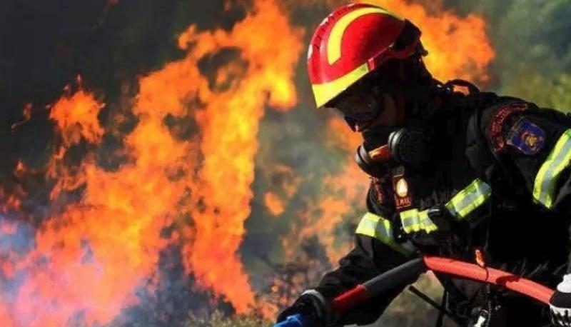 Κρήτη: Καλύτερη η εικόνα της φωτιάς στον Άγιο Θωμά Ηρακλείου