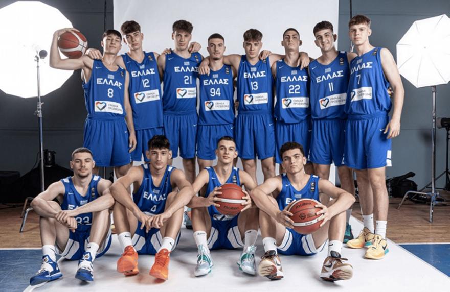 Ευρωμπάσκετ U16: Πρεμιέρα για την Εθνική Παίδων κόντρα στη Λετονία