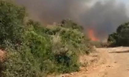 Φωτιά στο Άγιο Νικόλαο Κρήτης - Ισχυροί άνεμοι στην περιοχή