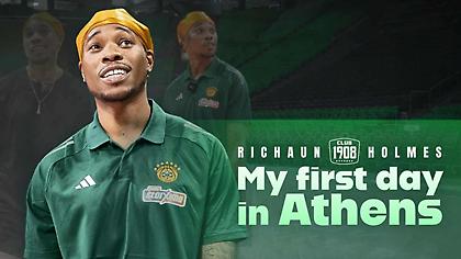 Παναθηναϊκός AKTOR: Οι πρώτες ώρες του Ρισόν Χολμς στην Αθήνα