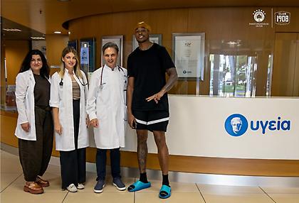 Παναθηναϊκός: Οι φωτογραφίες από τα ιατρικά του Χολμς