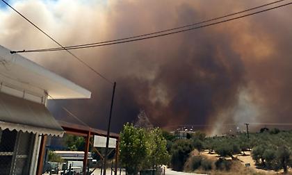 Φωτιά στην Πάτρα: «Καίγονται περιουσίες»