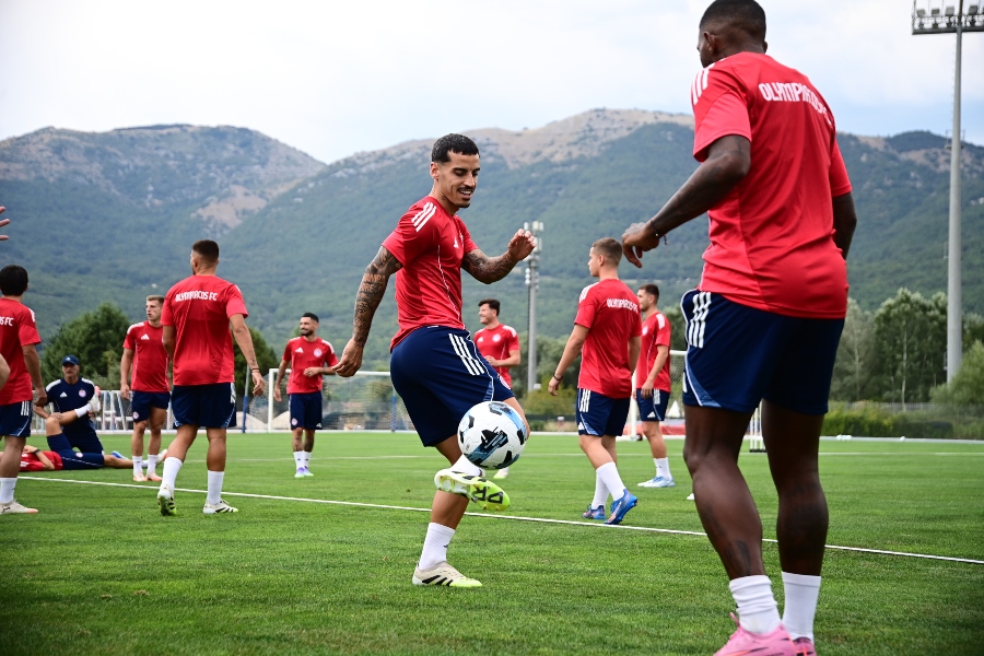 Ολυμπιακός: Προπόνηση στην Ιταλία με παρουσία φιλάθλων