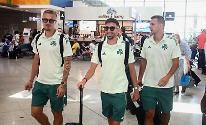 Η αναχώρηση του Παναθηναϊκού για την Πολωνία (pics)