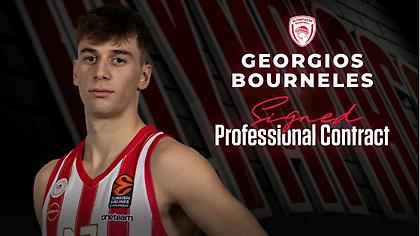 ΚΑΕ Ολυμπιακός: Ο Μπουρνελές υπέγραψε επαγγελματικό συμβόλαιο διάρκειας τεσσάρων χρόνων