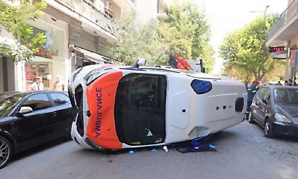 Ανατροπή ασθενοφόρου στου Γουδή: Πέθανε ο ασθενής που ήταν μέσα στο όχημα