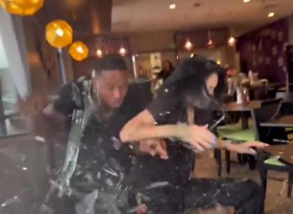Ζευγάρι influencers χτυπήθηκαν από αυτοκίνητο ενώ βρίσκονταν σε εστιατόριο (video)
