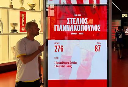 Γιαννακόπουλος: «Περήφανος που αποτελώ μέλος του Ολυμπιακού-Υπέροχη δουλειά στο μουσείο»