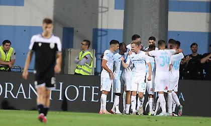 Ο Μέναλο «χτύπησε» με κεφαλιά για το 1-0 της Ριέκα απέναντι στον ΠΑΟΚ