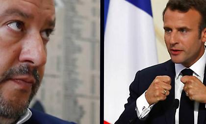 Διπλωματική ένταση Γαλλίας - Ιταλίας για τις δηλώσεις Σαλβίνι κατά Μακρόν - Κλήθηκε η Ιταλίδα πρέσβης