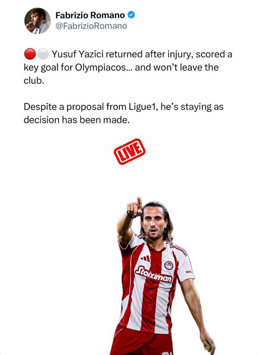 Ολυμπιακός: Παραμένει ο Γιαζίτσι στον Ολυμπιακό