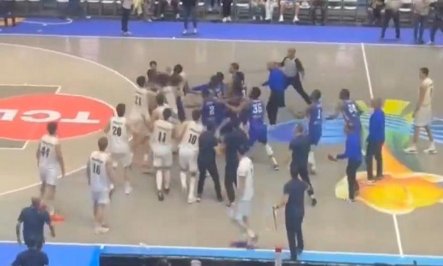 Αργεντινή-Δομινικανή Δημοκρατία: Απίστευτο ξύλο με γροθιές μεταξύ των παικτών