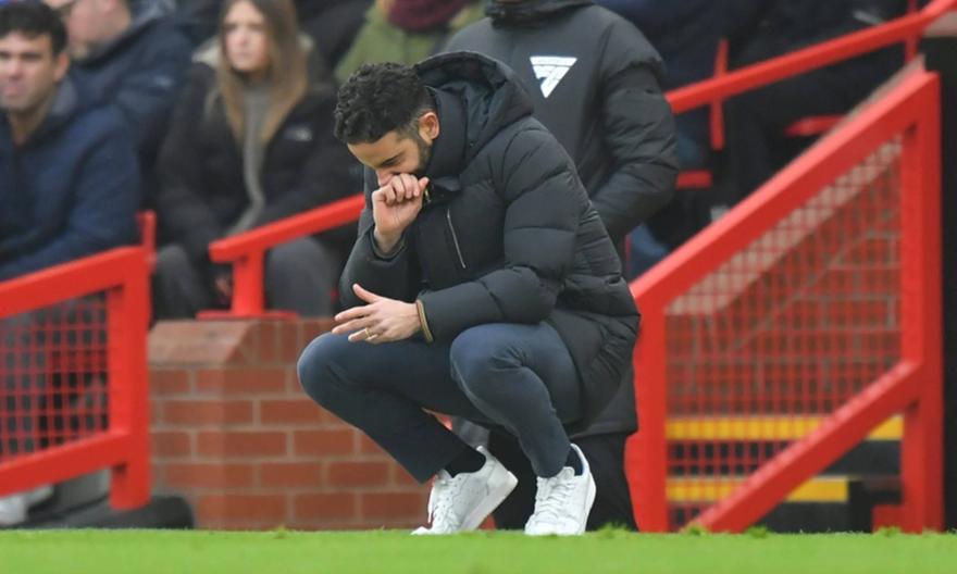 Μάντσεστερ Γ.: Ο Ρούμπεν Αμορίμ έχει μόλις 28 βαθμούς σε 29 ματς της Premier League