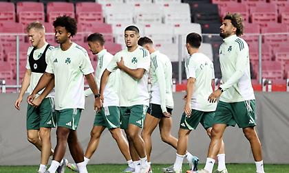 Ο Διονύσης Δεσύλλας και το sport-fm.gr στην προπόνηση του Παναθηναϊκού στη Σαμψούντα