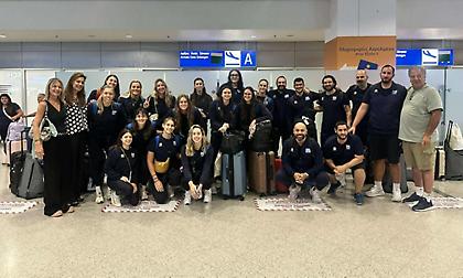 Επέστρεψε στην Αθήνα η αποστολή της Εθνικής βόλεϊ γυναικών