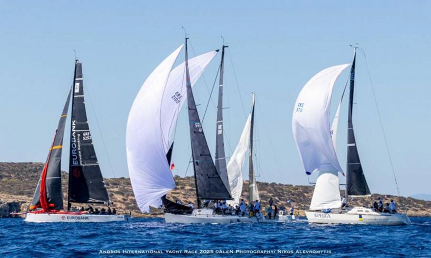 Διεθνής Ιστιοπλοϊκός Αγώνας Άνδρου: Ο Στέργιος Λεονταρίδης πρώτος νικητής