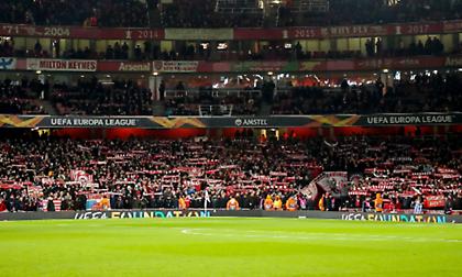 Άρσεναλ: Εμπάργκο στα εισιτήρια του «Έμιρεϊτς» για να μην πάρουν φίλοι του Ολυμπιακού σε θύρες των «κανονιέρηδων»