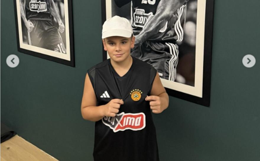 H... τυχερή ημέρα ενός μικρού φίλου του Παναθηναϊκού AKTOR!