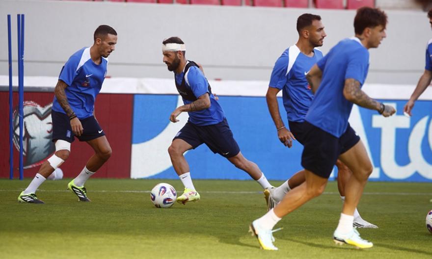 Εθνική: Τα πλάνα του sport-fm.gr από την προπόνηση στο «Γ. Καραϊσκάκης»