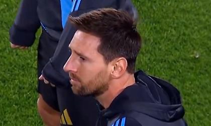 Ο Μέσι άρχισε να δακρύζει από την προθέρμανση του ματς της Αργεντινής!