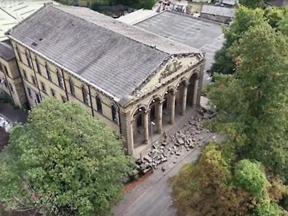 Βικτωριανός ναός κατέρρευσε στην Αγγλία - Από θαύμα δεν υπήρξαν θύματα