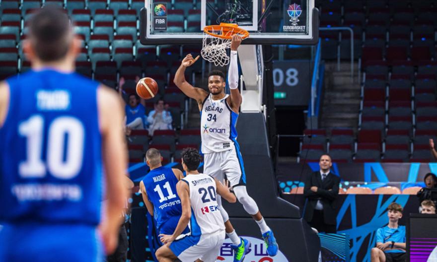 Η επιβλητική εμφάνιση του Γιάννη και ο X-Factor Σαμοντούροφ: Τα highlights από τη νίκη της Εθνικής μας κόντρα στο Ισραήλ