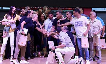 Λάμψη και δέος στη γιορτή του Αθηναϊκού