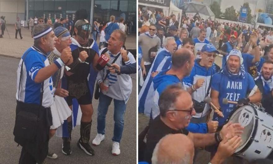 «Μετάλλιο θα πάρουμε»: Χαμός από τους φίλους της Ελλάδας λίγο πριν τον μικρό τελικό!