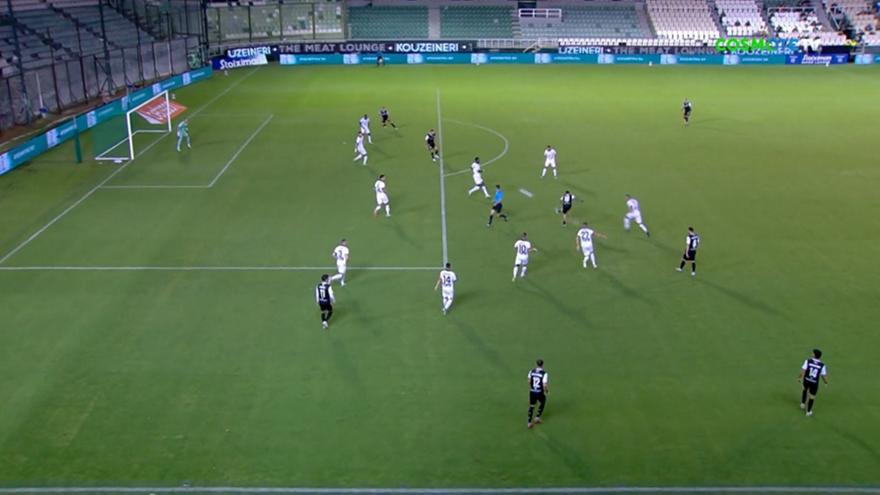 Άγγιξε το γκολ με οβίδα ο Νους