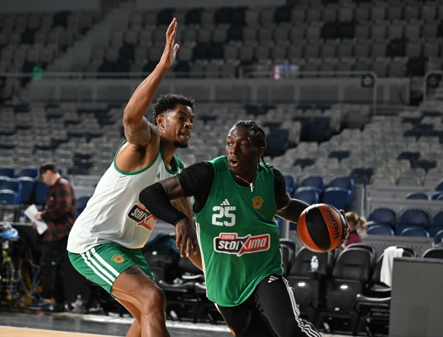 Παναθηναϊκός: Τα πλάνα από την προπόνηση στην John Cain Arena της Μελβούρνης