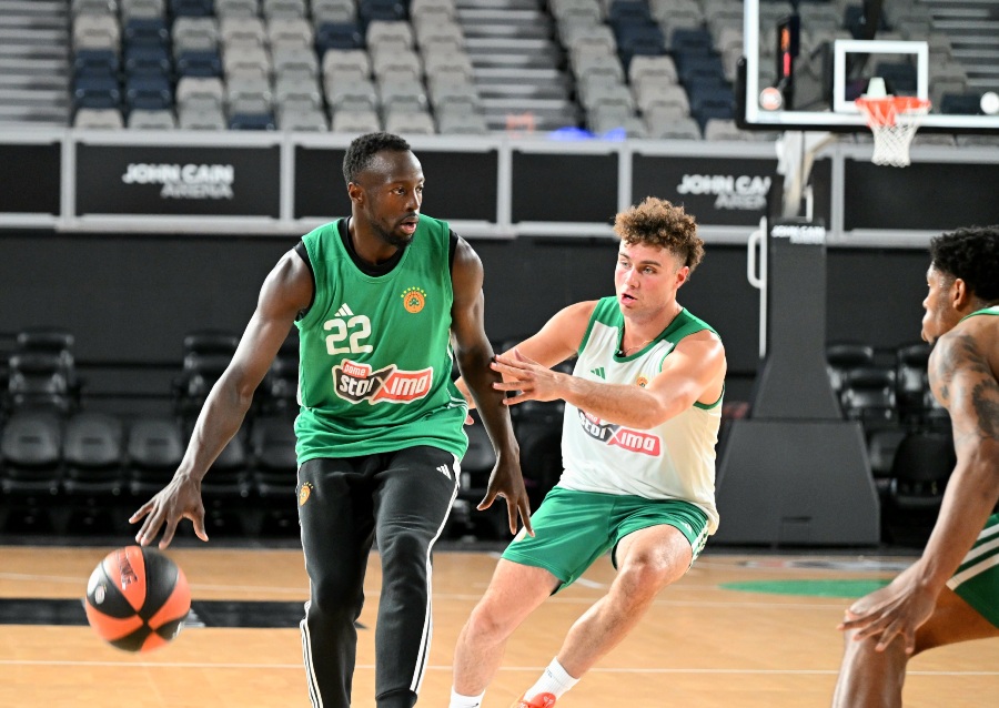 Παναθηναϊκός: Τα πλάνα από την προπόνηση στην John Cain Arena της Μελβούρνης