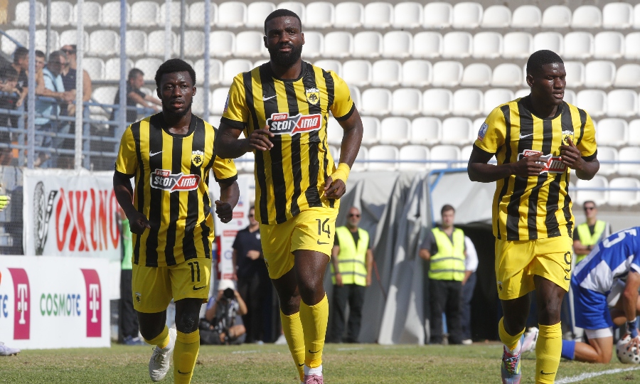 Aigaleo-AEK 0-1: Passed through the ... Aigaleo field and entered the right to League Phase