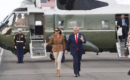 Βλάβη στο ελικόπτερο του Ντόναλντ Τραμπ κατά την αναχώρηση από τη Βρετανία