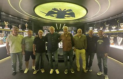 Στο μουσείο ιστορίας της ΑΕΚ ο Σάντμπεργκ