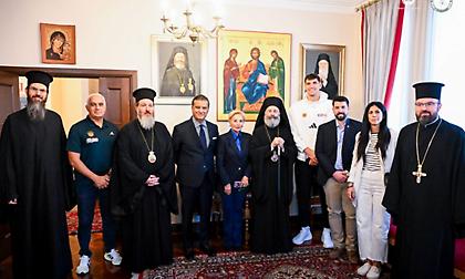 Επισκέφθηκε την Ελληνική Ορθόδοξη Αρχιεπισκοπή Αυστραλίας ο Παναθηναϊκός