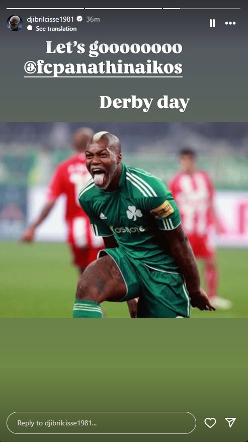 Σισέ για το ντέρμπι: «Πάμε Παναθηναϊκέ!»