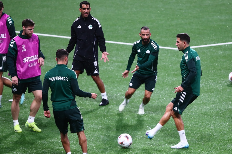 Παναθηναϊκός: Τα πλάνα του sport-fm.gr από την προπόνηση στο γήπεδο της Γιουνγκ Μπόις