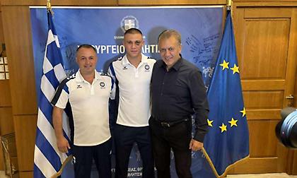 Συνάντηση του Κουγιουμτσίδη με τον αν. Υπουργό Αθλητισμού