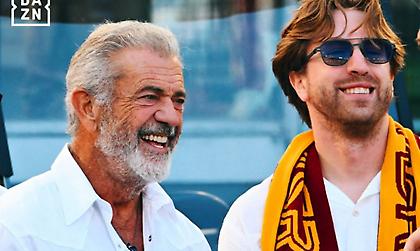 Είδε από κοντά το ματς της Ρόμα ο Μελ Γκίμπσον - «Είναι γουρλής»