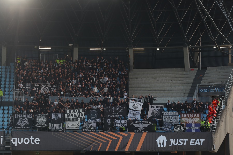 ΠΑΟΚ: Δυναμική η παρουσία των φίλων του «Δικεφάλου του Βορρά»