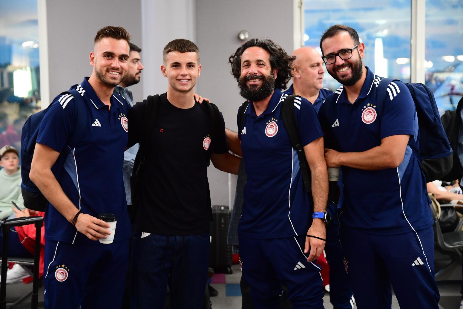 Ολυμπιακός: Κλικ από αναχώρηση για Θεσσαλονίκη