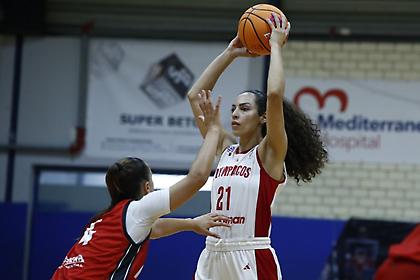 Α1 Γυναικών: Άνετη νίκη του Ολυμπιακού στη Βούλα