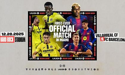 Επίσημα στο Μαϊάμι η αναμέτρηση της Μπαρτσελόνα με τη Βιγιαρεάλ για τη 17η αγωνιστική της La Liga