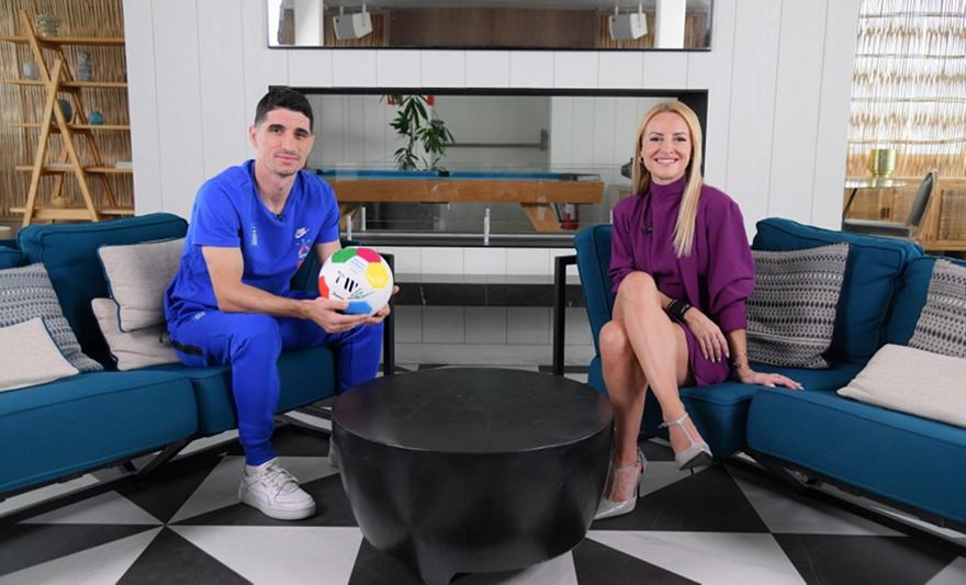 Ο Πέτρος Μάνταλος στο ΟΠΑΠ Game Time: Φανταστικό το κλίμα στην Εθνική, πάμε για τη νίκη στη Σκωτία