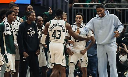 Φιλική νίκη Μπακς επί των Πίστονς χωρίς Γιάννη αλλά με Θανάση Αντετοκούνμπο-Το καλάθι που «τρέλανε» τον Greek Freak