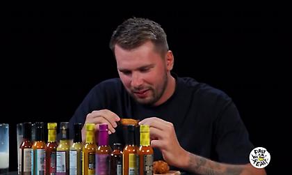 Η απίθανη αντίδραση του Ντόντσιτς σε καυτερές φτερούγες κοτόπουλου