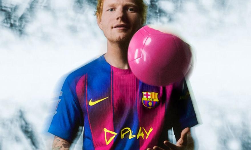 Μπαρτσελόνα: Αποκάλυψε τη φανέλα που θα φορέσει στο clasico με το λογότυπο του Εντ Σίραν